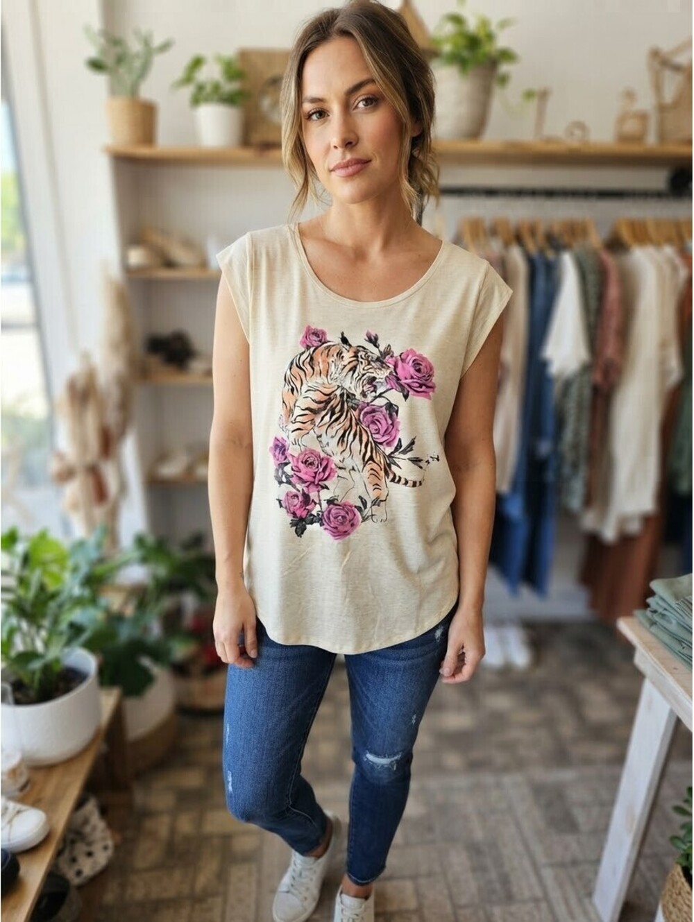 Paper Crane Tiger tee